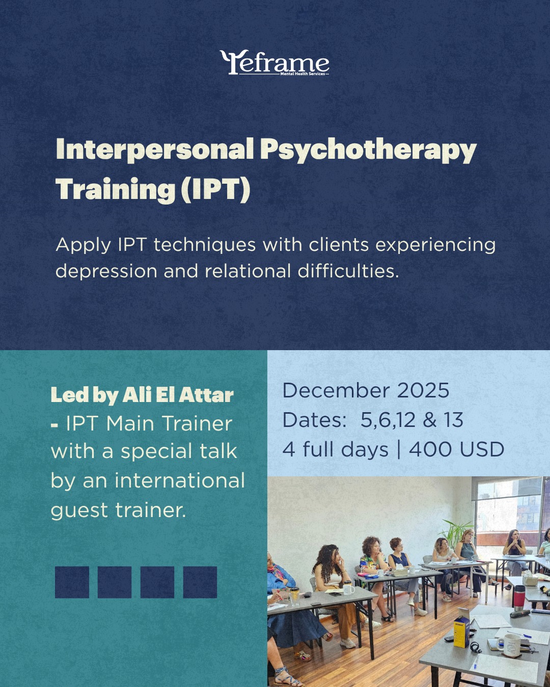 Interpersonal Psychotherapy Training (IPT)